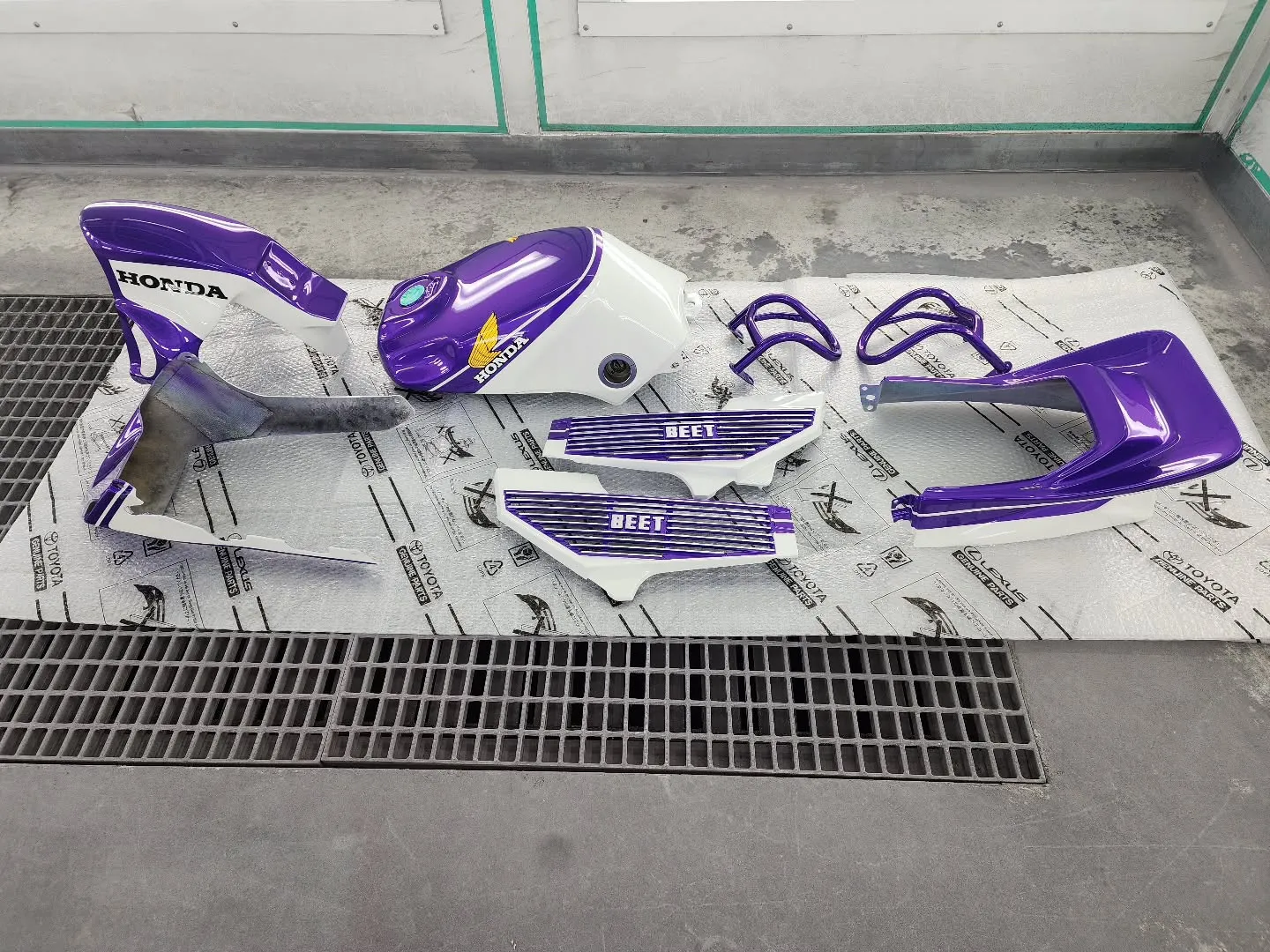 バイク外装塗装